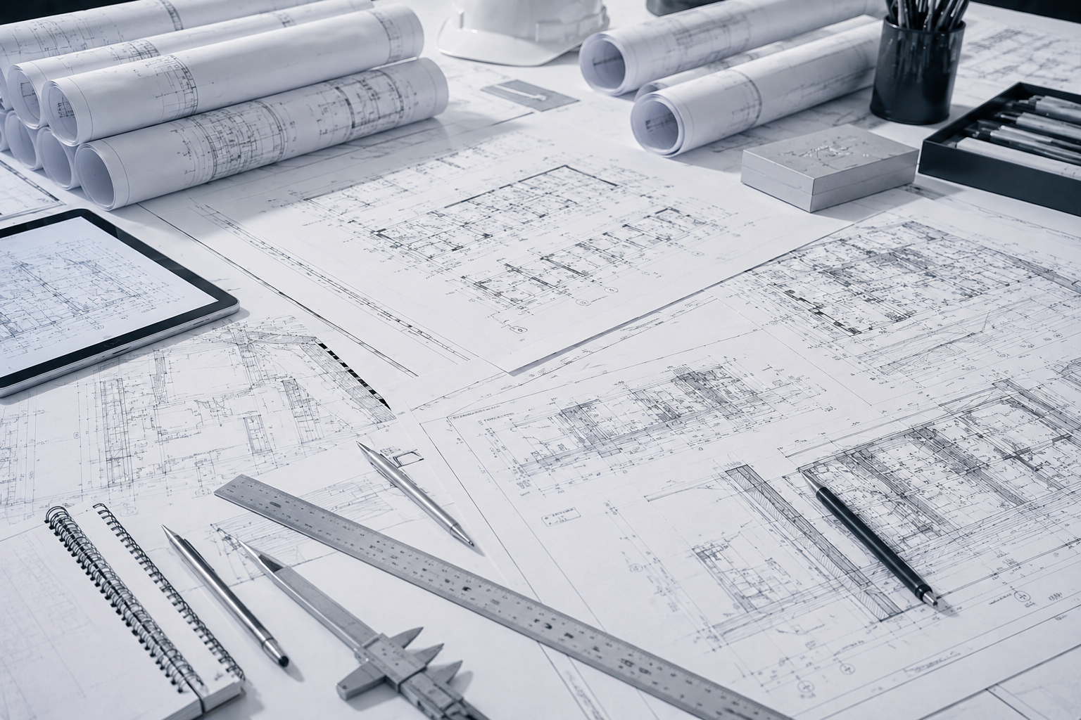 Detailed engineering drawings